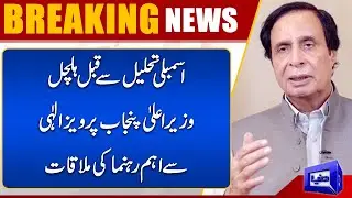 PTI Leader Asad Qaiser Meets CM Punjab Chaudhry Parvez Elahi