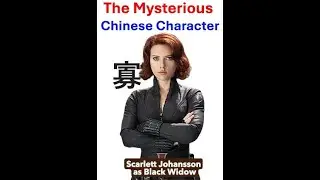 Mysterious Chinese character 寡 - Easy to remember, difficult to write #chinesewriting