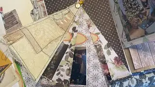 December daily | day 1 | lace collage tree