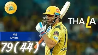 &ldquo;79 (44) &ndash; The Knock That Defined MS Dhoni 🐐&rdquo;* IPL 2018 csk vs pbk  #highlights #ipl #csk  #msdhoni