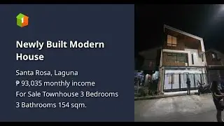 Newly Built Modern House