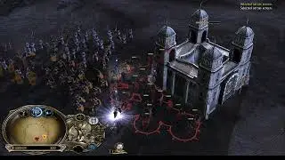 The Lord of the Rings BFME2 Helm's Deep 1vs3 Brutal AI