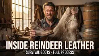Inside the Reindeer Leather Factory &ndash; (Full Process) Survival Boots