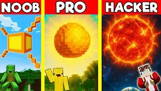BASE INSIDE SUN Build Battle в Minecraft &mdash; ИСПЫТАНИЕ НУБА ПРОТИВ ПРОФИ &mdash; пародия на Maizen Mizen ...