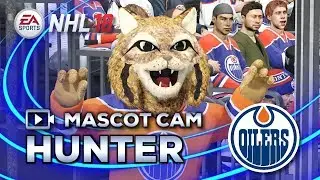 NHL 18 Mascot Cam | Hunter makes his debut ! (Edmonton Oilers)