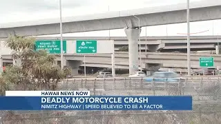 Deadly motorcycle crash near Nimitz on-ramp