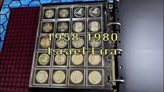 Full collection Israel coins 1958-1980. Lira