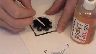 Frit Painting on Fused Glass with No Days Liquid Fusing Adhesive