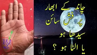 MOON MOUNT  PER FISH SIGN _ SEEDHAH HO YA ULTA HO TO ? MEANINGS _ FISH SIGN ON SUN MOUNT _ SNN TV