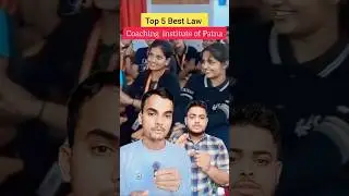 Day 16 - Top 5 Best Law Coaching Institute in Patna #shorts #law #100dayschallenge