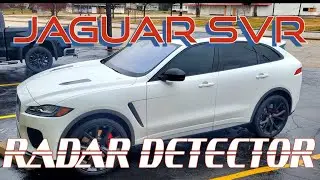 HOW TO INSTALL A RADAR DETECTOR TO A JAGUAR F-PACE SVR | MIRROR MOUNT & TAPPED