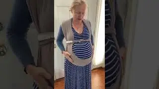 Как использовать бандаж Moby Wrap в качестве поддерживающего бандажа для беременных