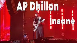 AP Dhillon Insane Performance Bangalore  @APDHILLON