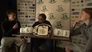 Tank Promotions Press Conference Roan Holloway Vs Raiden Bowd