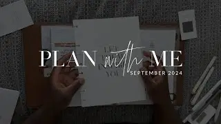 september 2024 plan with me | i made a dashboard + august flipthrough