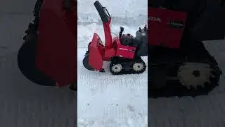 ホンダ　ハイブリット除雪機　HS1180i 　動作確認用動画です。