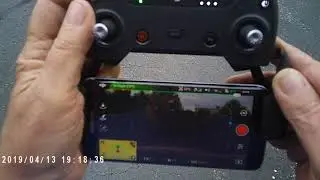 DJI Spark video of the QuickShot function not working.