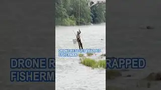 Stranded Fisherman Rescued by Drone in Dramatic 2-Minute Save