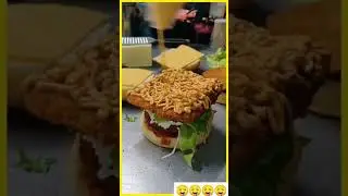 Double layer Burger 🍔 | Best burger #shorts #foodie #bestburger