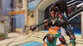 Play of the game. Happy Saturday.*. Overwatch 2 played on the PS5 console.