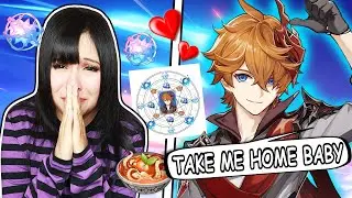Simping over Childe for 9 minutes straight...COME HOME BBY!😭🙏💙💖 Genshin Impact Summon | Ami Yoshiko