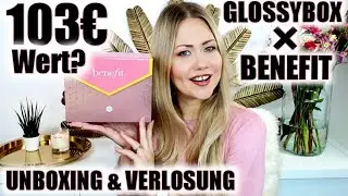 111&euro; WERT! GLOSSYBOX &times; BENEFIT COSMETICS | UNBOXING & VERLOSUNG | Frankas Favorites