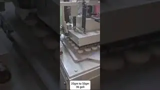 Bun pav round/goli making machine (new and unused condition)36 round/goli piece at time (20-50gm)