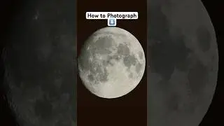 How to Photograph the Moon! #moon #sonyalpha #tamron