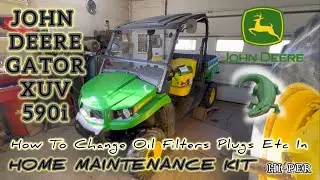 EXTEND THE LIFE OF JOHN DEERE GATOR w HOME MAINTENANCE KIT XUV590i Oil Air Fuel Filter & Spark plugs