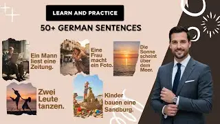 50+ German Sentences | Learn Vocabulary, Listening & Reading #germanforbeginners  #germanlanguage