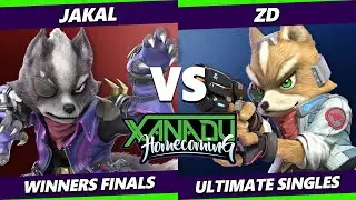 Xanadu Homecoming Winners Finals - Jakal (Wolf) Vs. ZD (Fox) Smash Ultimate - SSBU