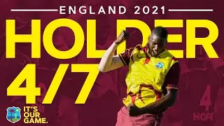 Holder Takes Incredible FOUR Wickets for just SEVEN Runs 🤯 | West Indies Men v England T20I 2022