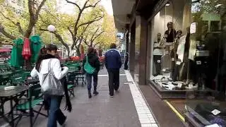 Por las calles de Mendoza Argentina,Thru the streets of Mendoza Argentina