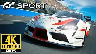 [4K] Gran Turismo Sport - April Update Trailer: Toyota GT Supra Racing Concept @ 2160p (60ᶠᵖˢ) UHD ✔
