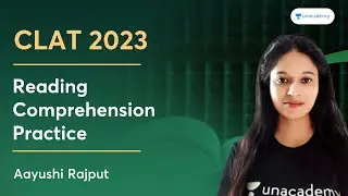 Reading Comprehension Practice | English | Aayushi Rajput | Unacademy CLAT