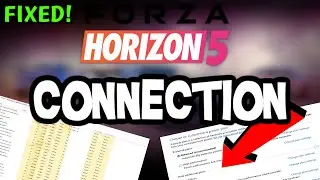 How To LOWER PING & Fix Server/Connection in Forza Horizon 5