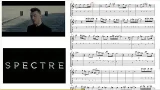 007 Spectre - Writing's On the Wall - guitar TABS