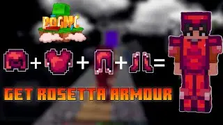 #2 rosetta armour in pogmc skyblock | how to go mine in pogmc skyblock  | pogmc skyblock ip and port