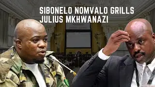 Mk Party MP Sibonelo Nomvalo Grills Julius Mkhwanazi at the Ad Hoc committee 