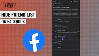 How to hide Friends List on facebook in 2023