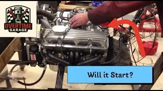SBC 350 First start on the run stand