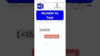 How To Convert Number into Text in Microsoft word II MS WORD #msword #mswordforbeginners