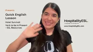 Unit1️⃣Greetings & To Be | Verb &ldquo;To Be&rdquo; in Present Simple | Hotel English Made Easy