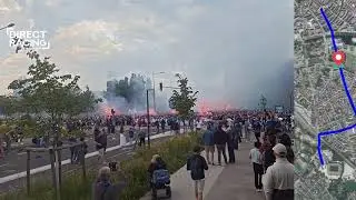 🔵Le cortège des supporters ⚪
#RCSA #RCSAHAC #LIGUE1 #Strasbourg #LiveRCS