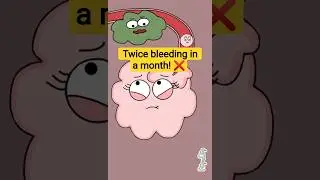 &ldquo;🚨 Periods Twice or Thrice in One Month? Causes You MUST Know!&rdquo;#shorts #animation #health #funny