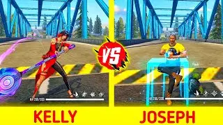 KELLY VS JOSEPH SPEED ABILITY TEST | KELLY TIMING - GARENA FREE FIRE