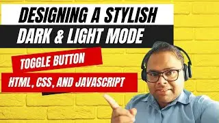 Toggle Button In HTML CSS JavaScript | Dark and Light Mode