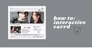 site inspired; multiple pages carrd tutorial (free plan)