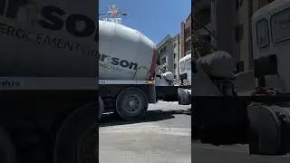 Skilled concrete truck drivers! 👷🚚