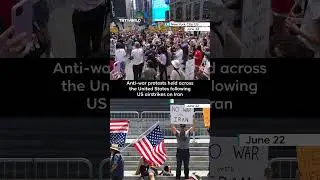 Anti-war protests held across the United States following US airstrikes on Iran